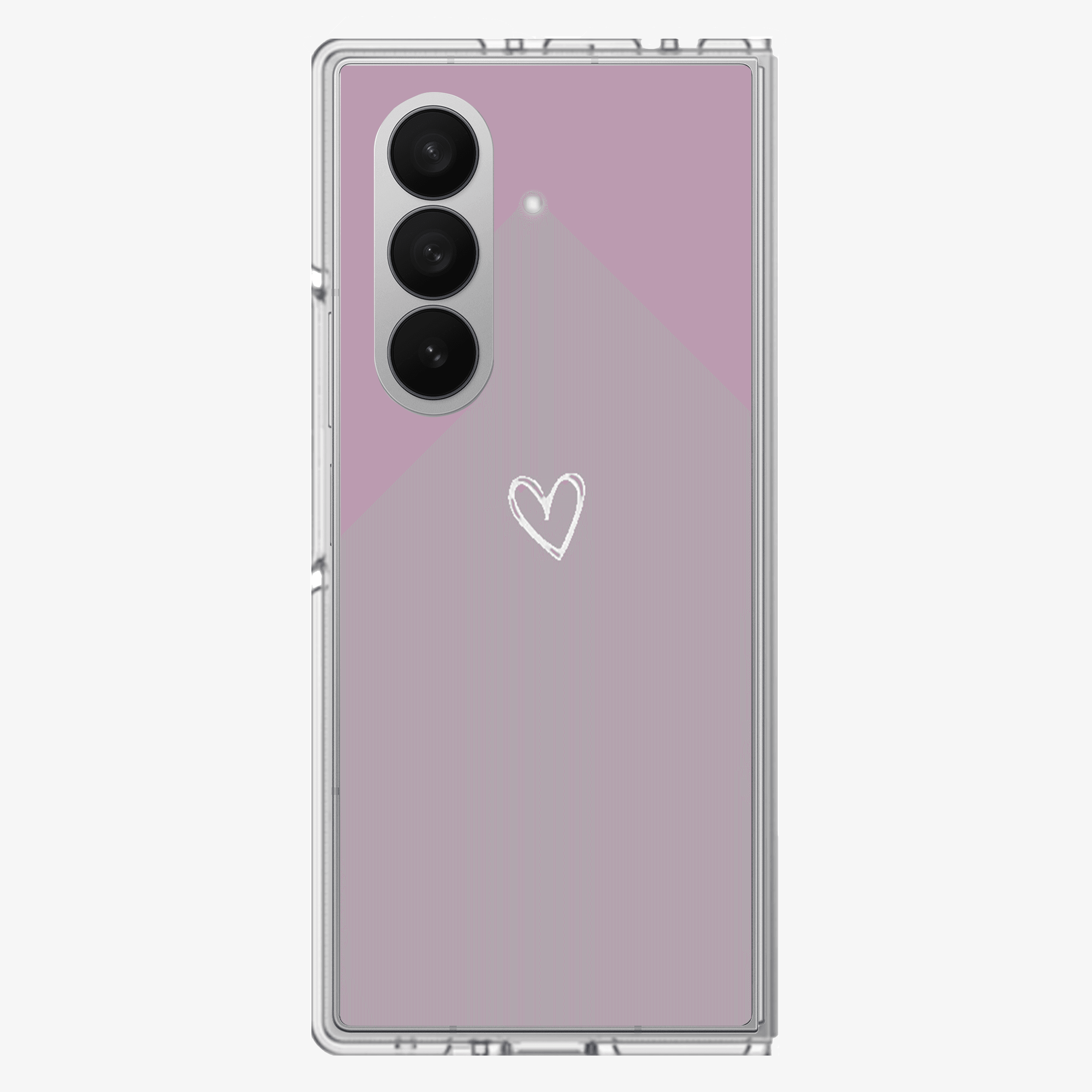 Pink Heart Samsung Z Fold Phone Case