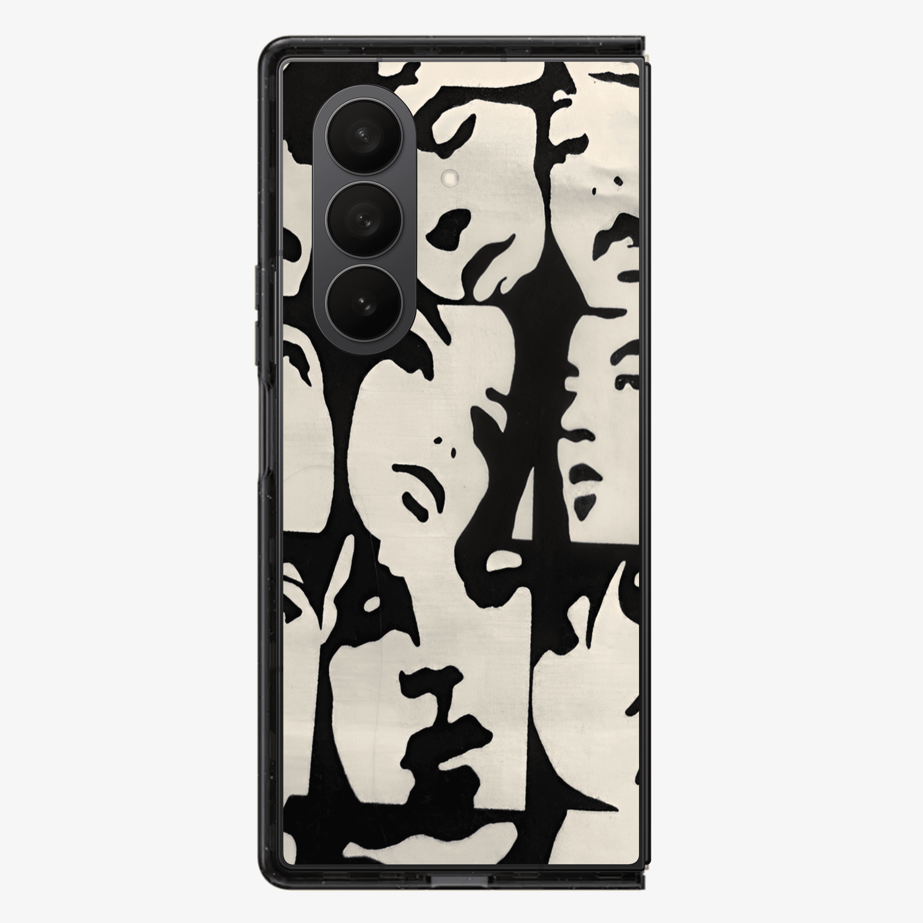 Lady Faces Samsung Z Fold Phone Case