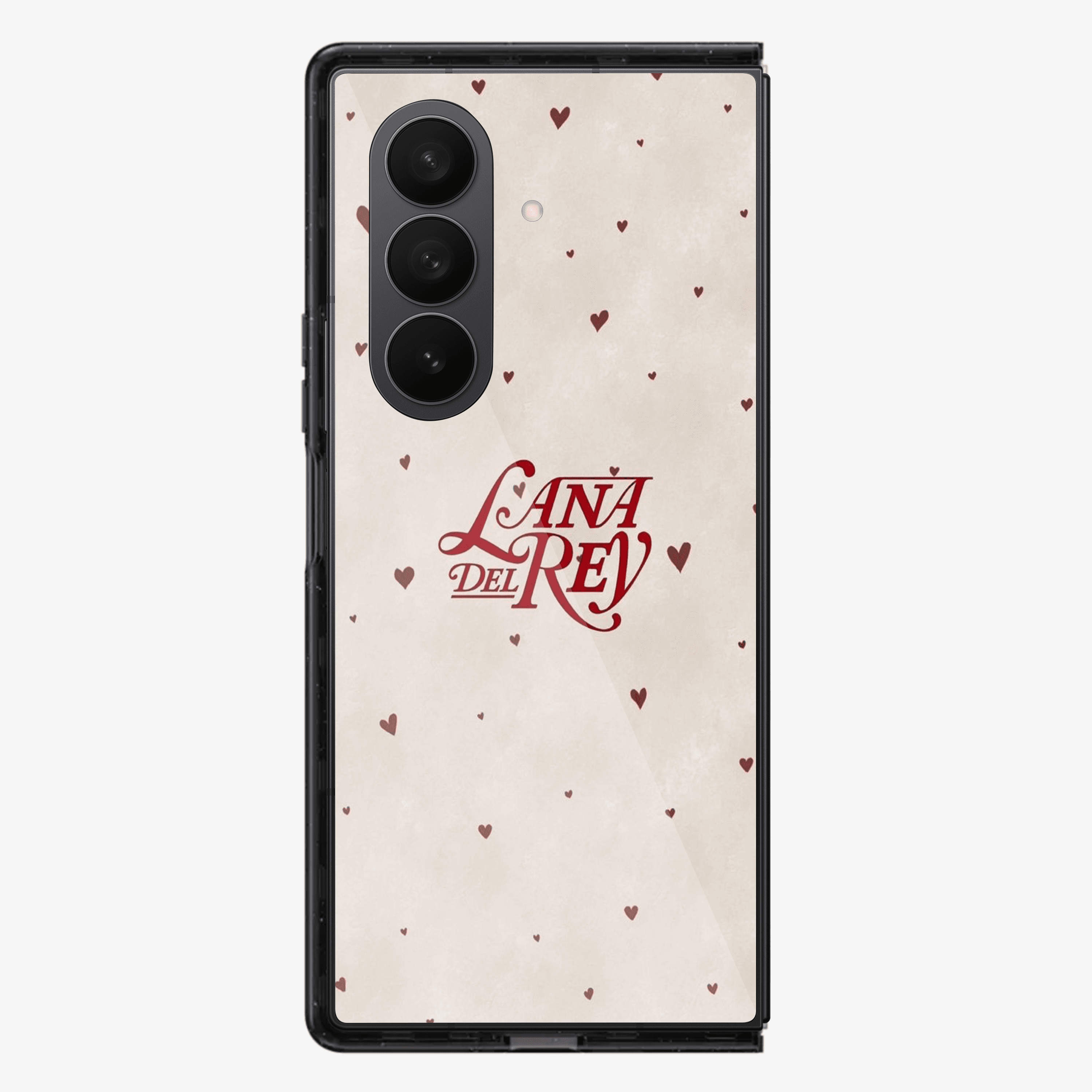 Lana Del Rey Hearts Samsung Z Fold Phone Case