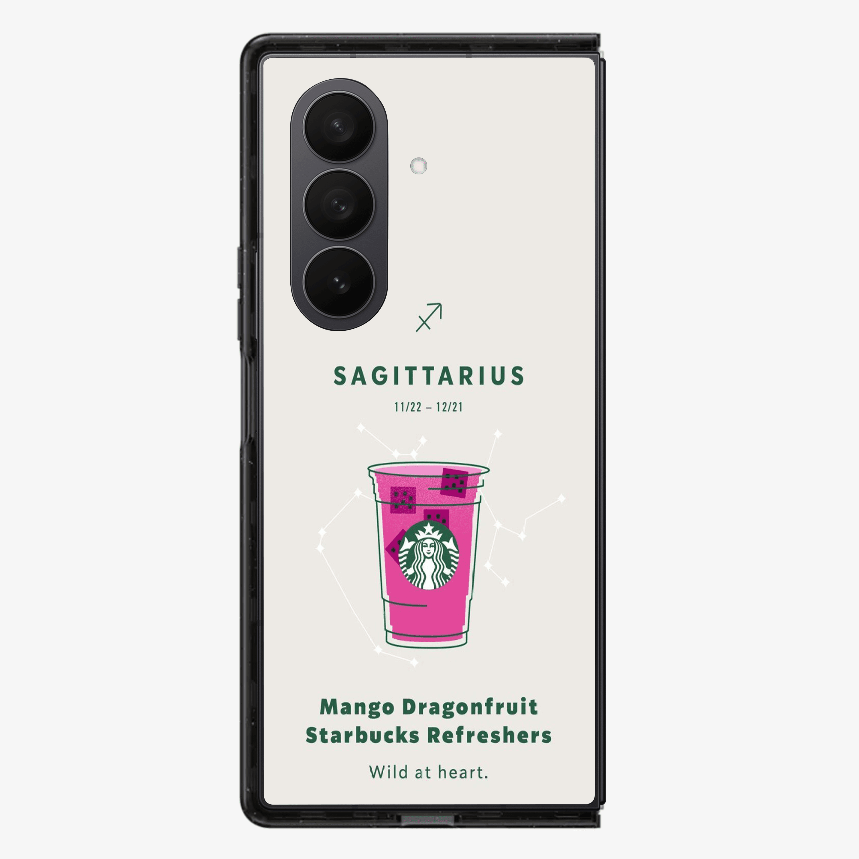 Sagittarius | Starbucks Samsung Z Fold Phone Case