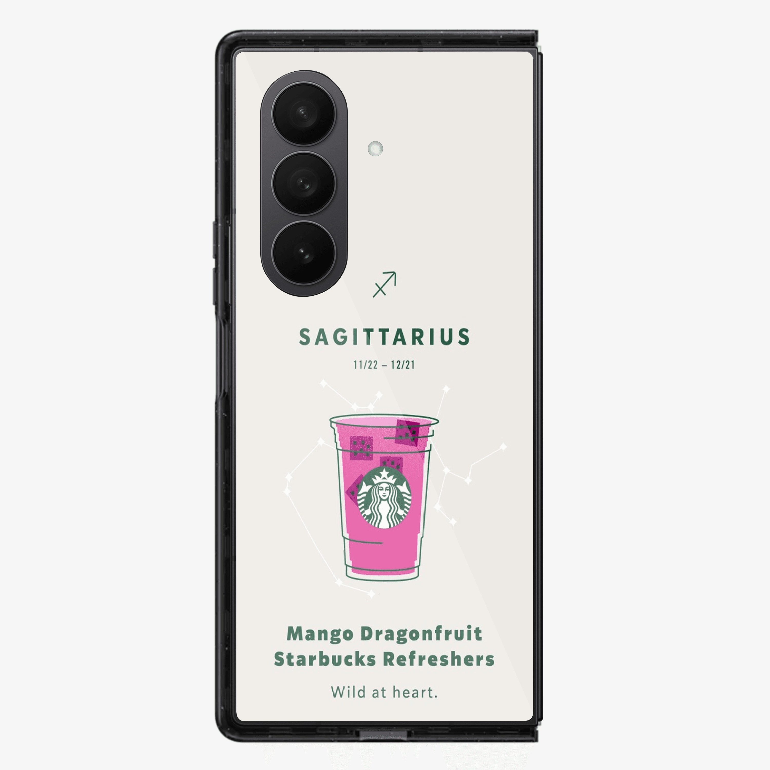Sagittarius | Starbucks Samsung Z Fold Phone Case