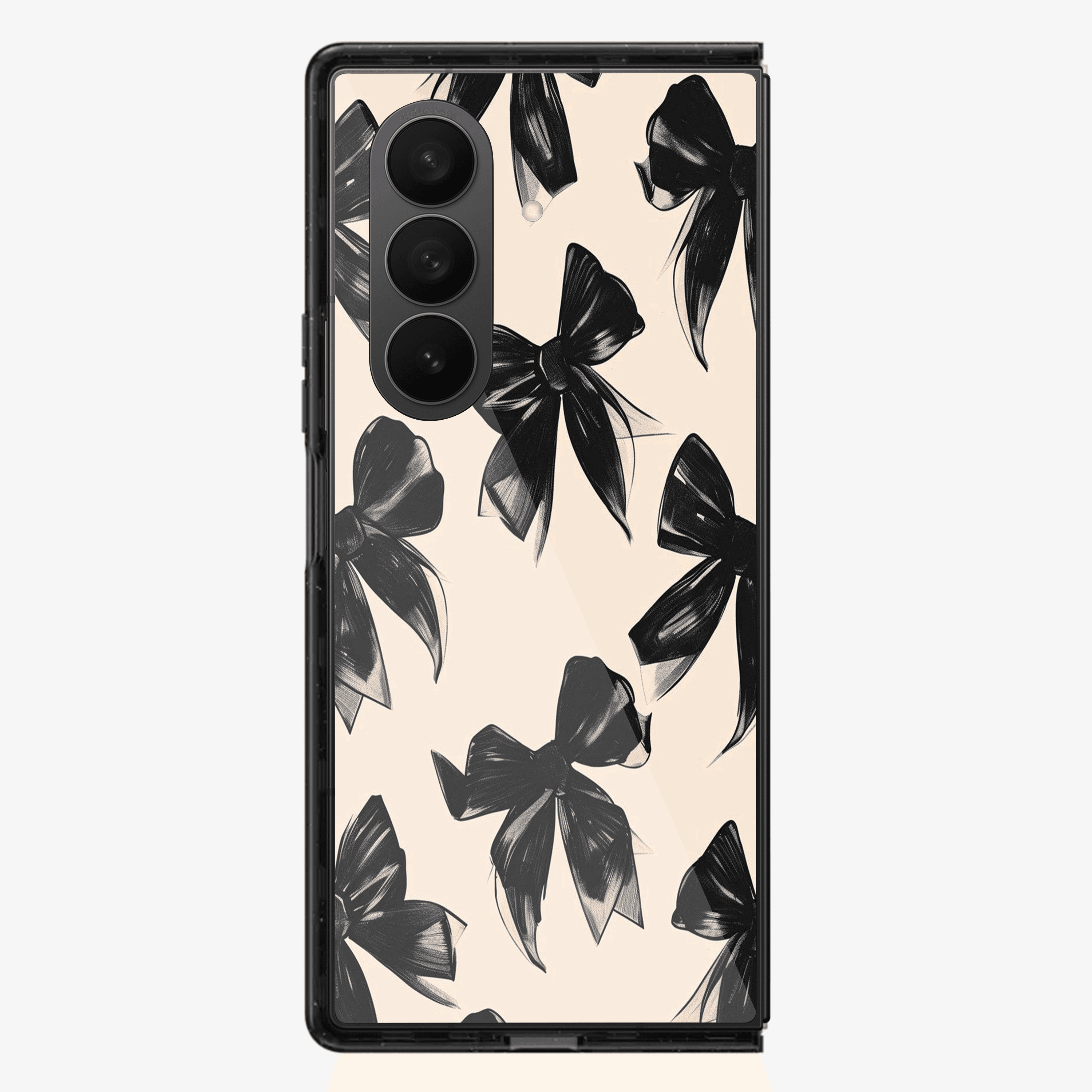 Coquette Black Bow Samsung Z Fold Phone Case