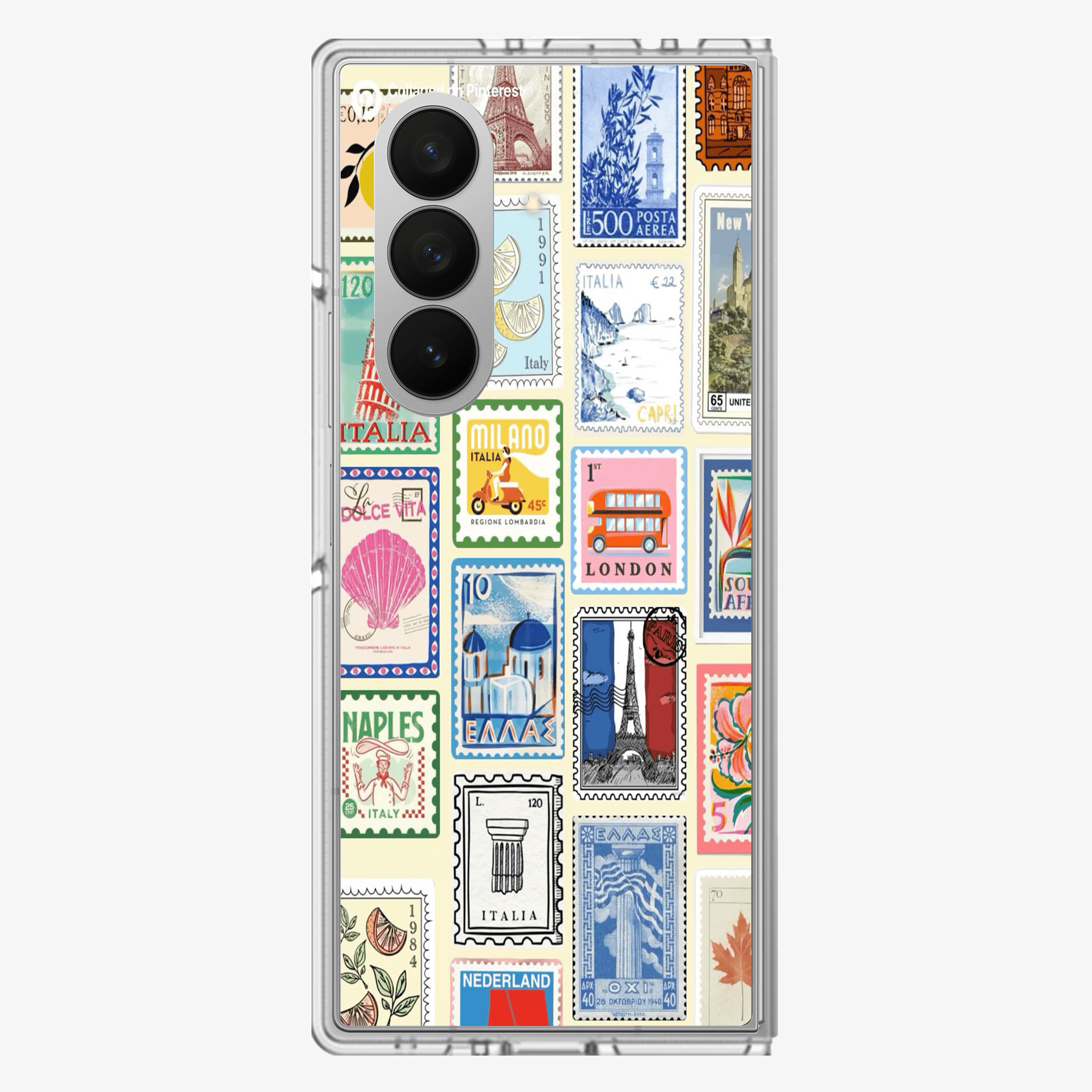 Multiple Stamps Samsung Z Fold Phone Case