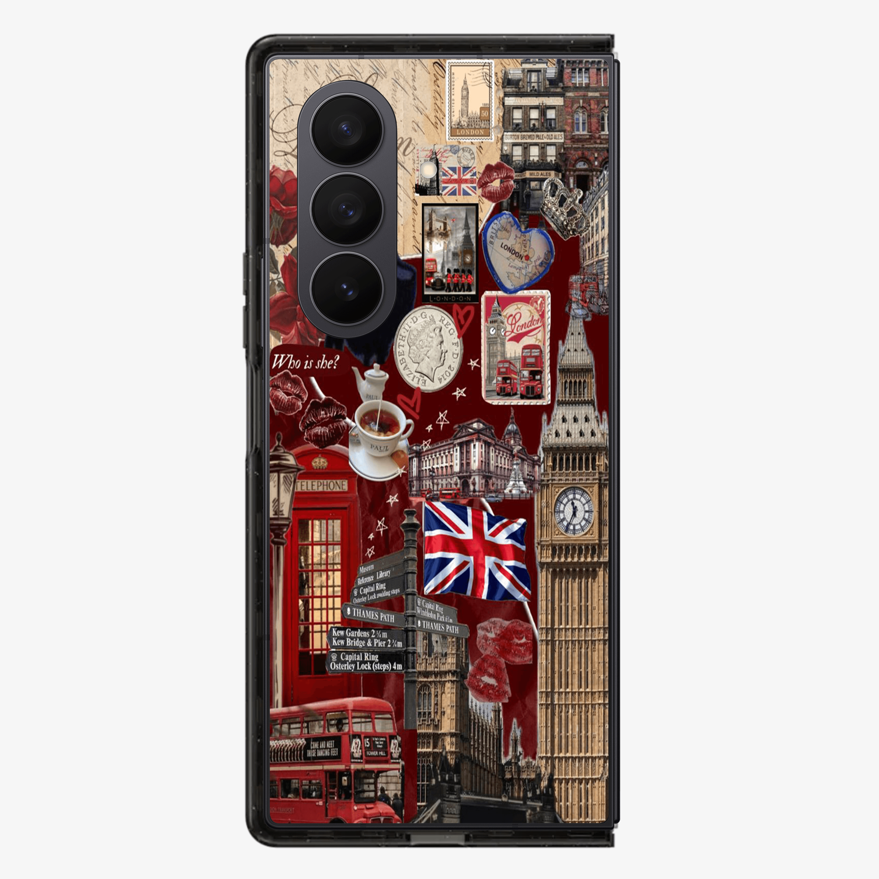 London Samsung Z Fold Phone Case