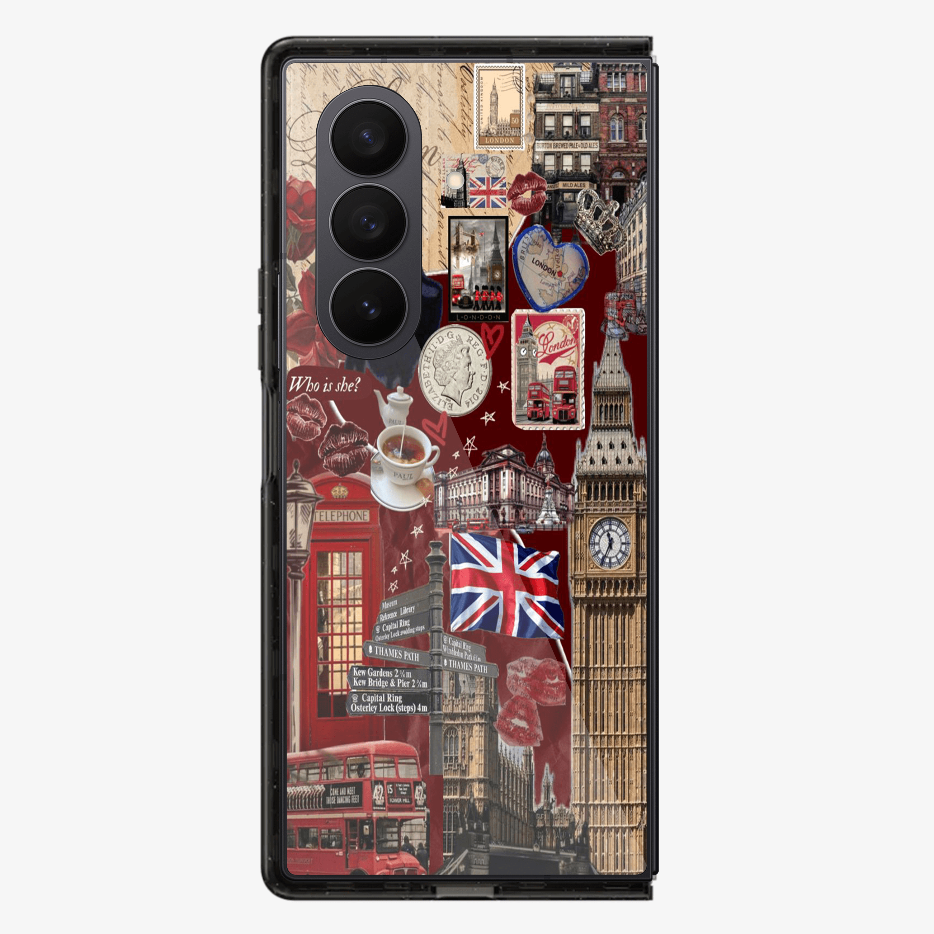 London Samsung Z Fold Phone Case