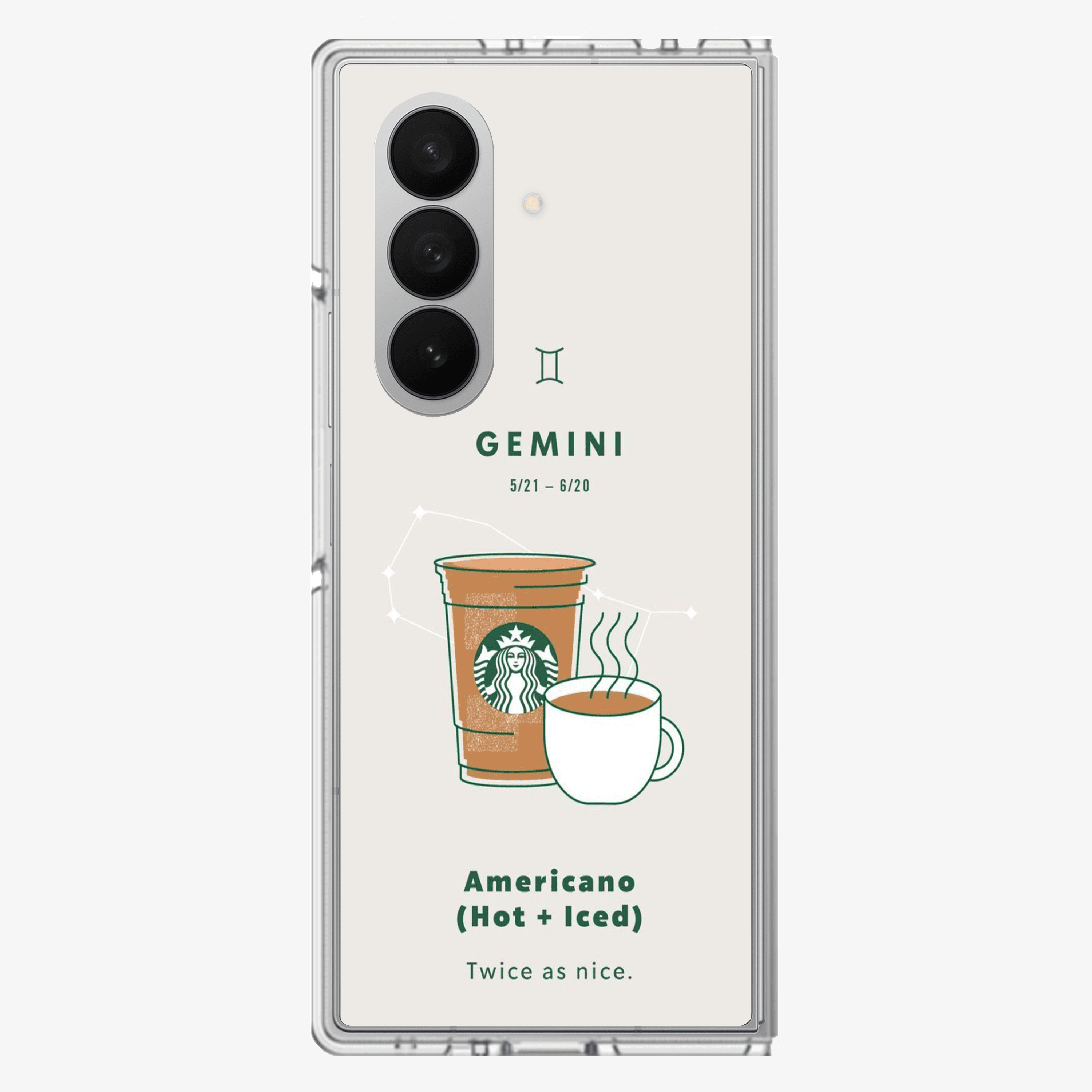 Gemini | Starbucks Samsung Z Fold Phone Case