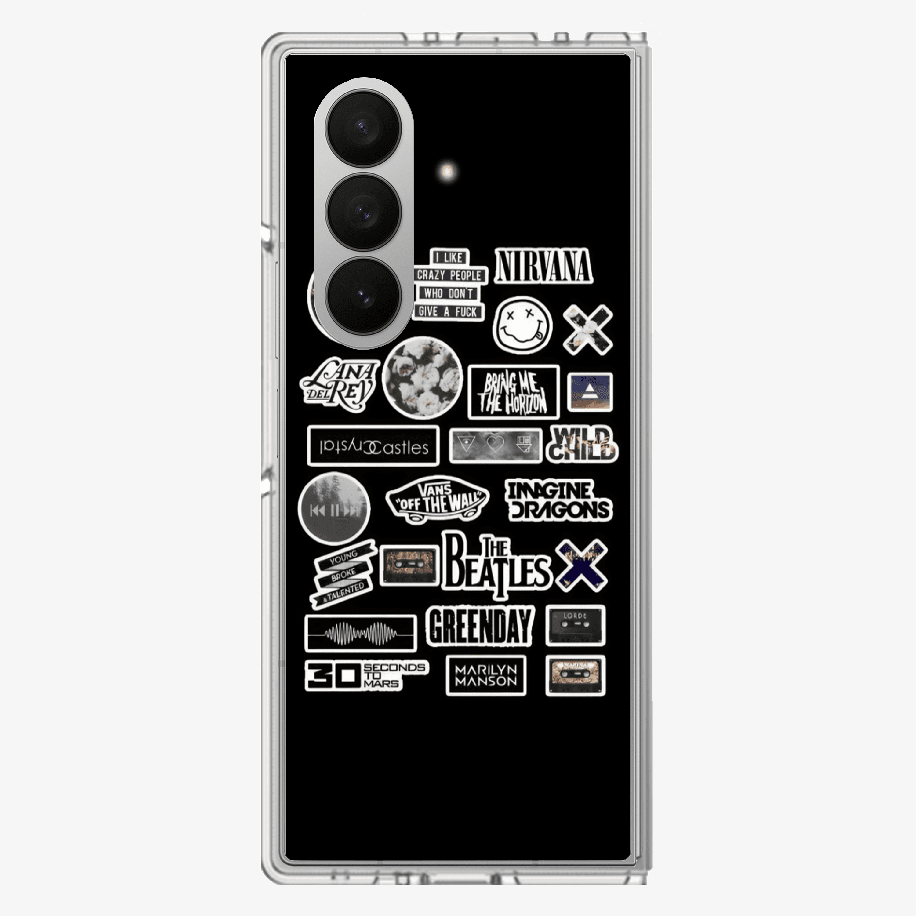 Nirvana Sticker Samsung Z Fold Phone Case