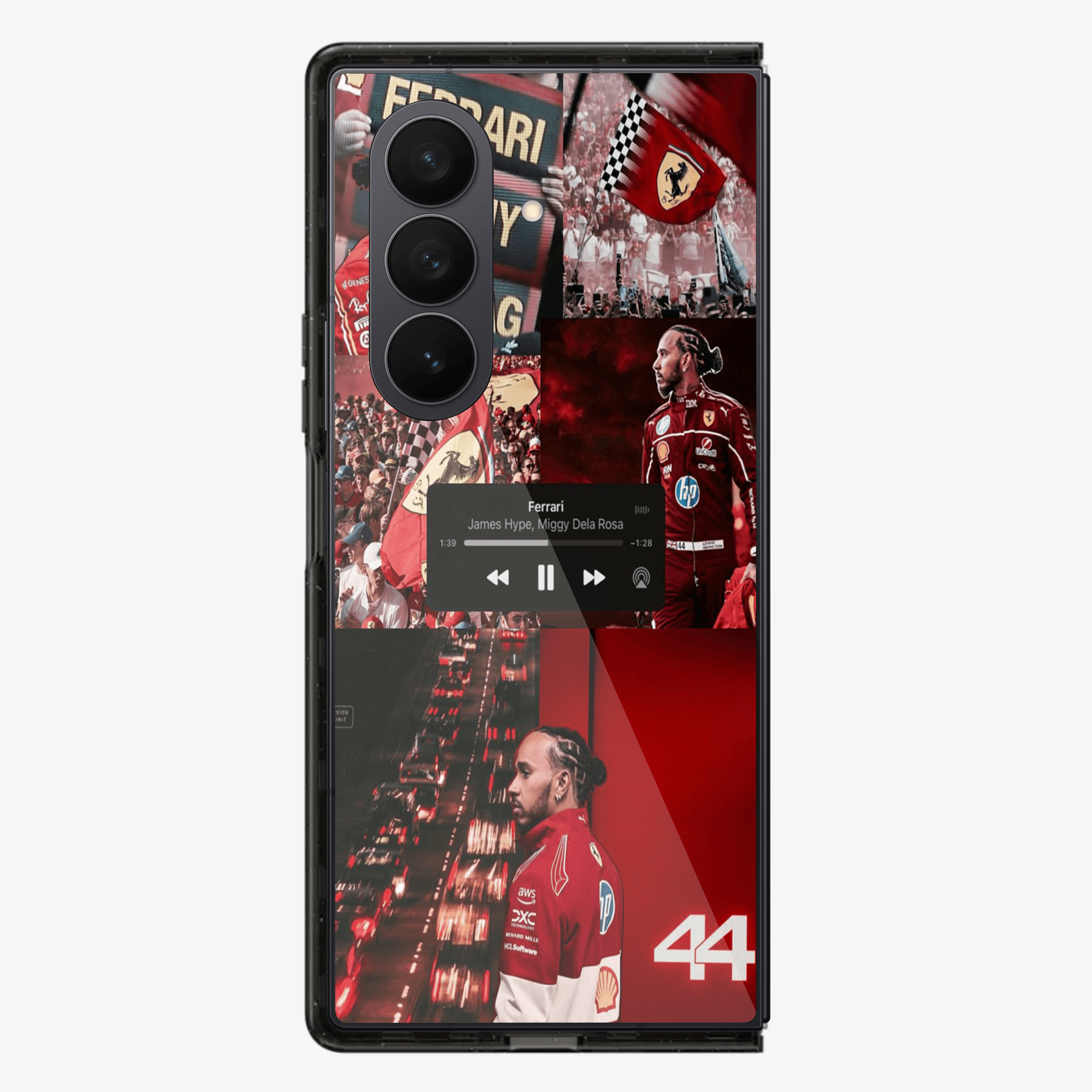 Lewis Hamilton | FourSamsung Z Fold Phone Case