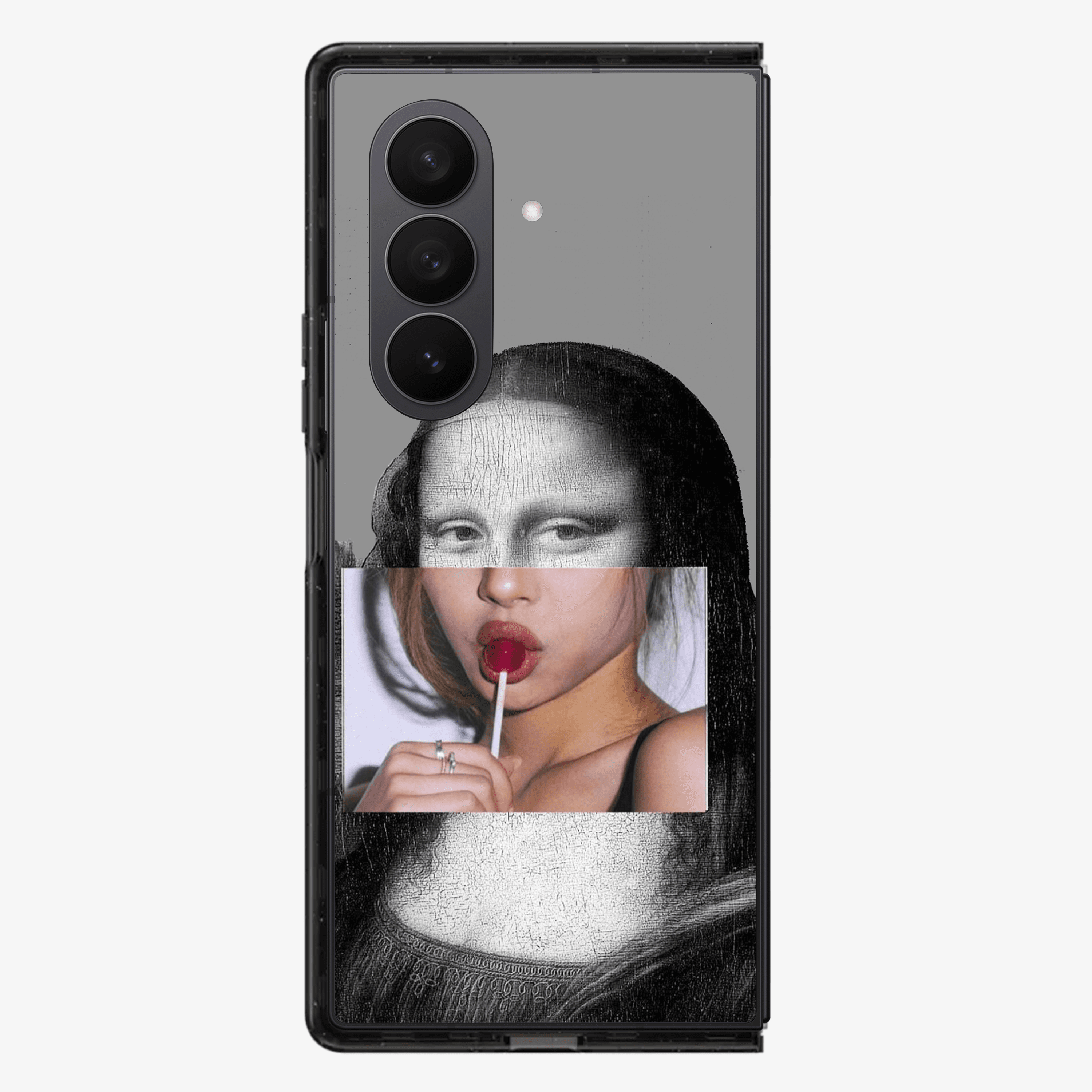 La Mona Lisa Samsung Z Fold Phone Case