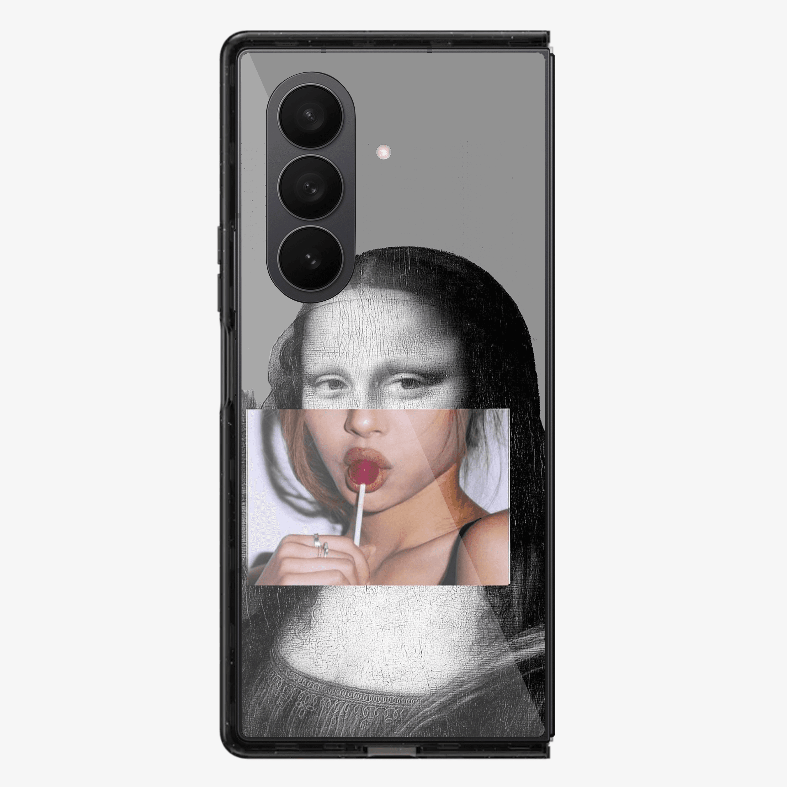 La Mona Lisa Samsung Z Fold Phone Case