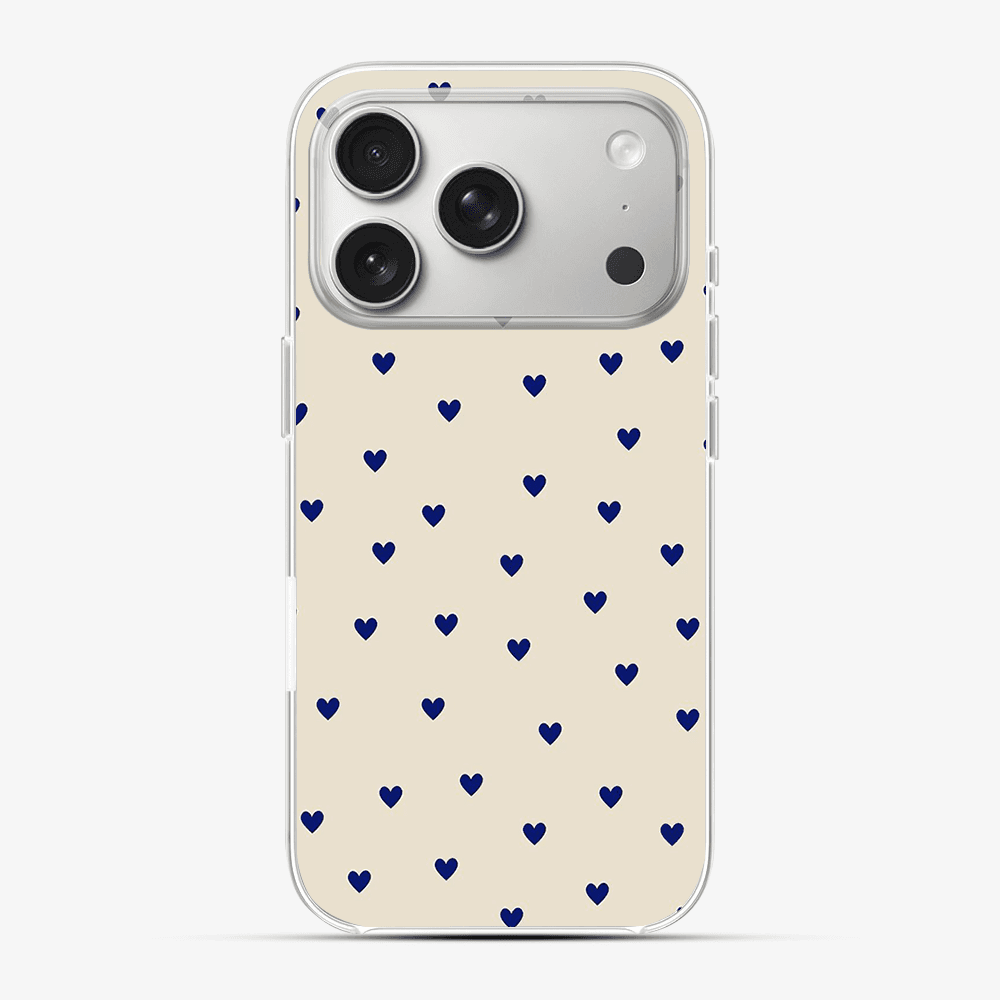 Blue Multiple Heart's Phone Case