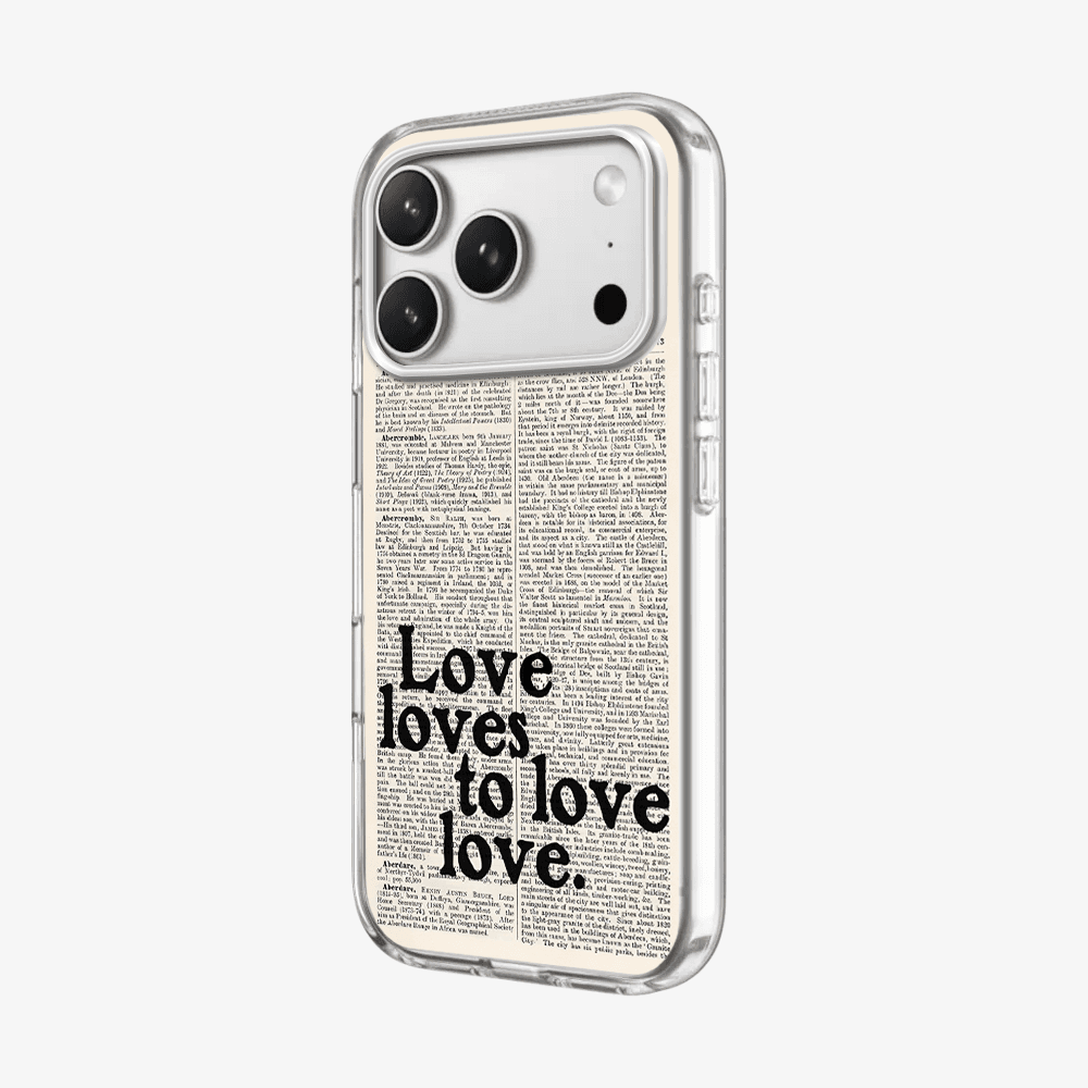 Love Loves to Love Phone Case