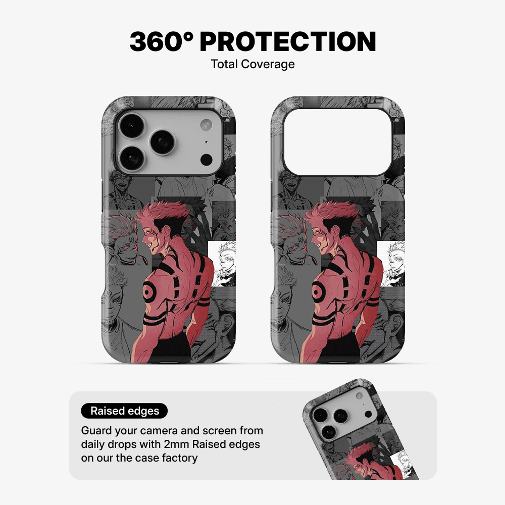 Sukuna Silhouette Phone Case