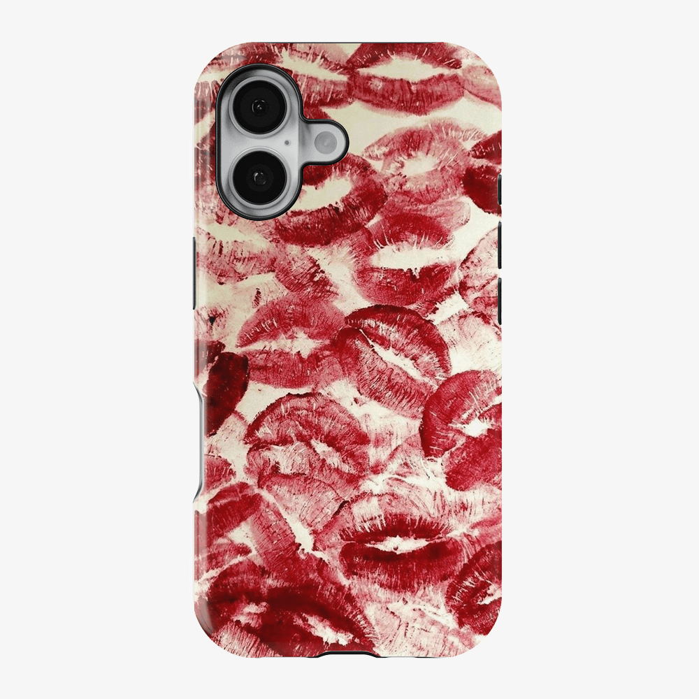 Red Lips Pattern Phone Case