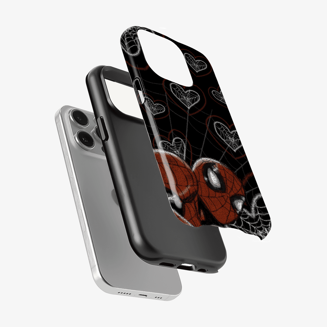 Spiderman Web-Heart Phone Case