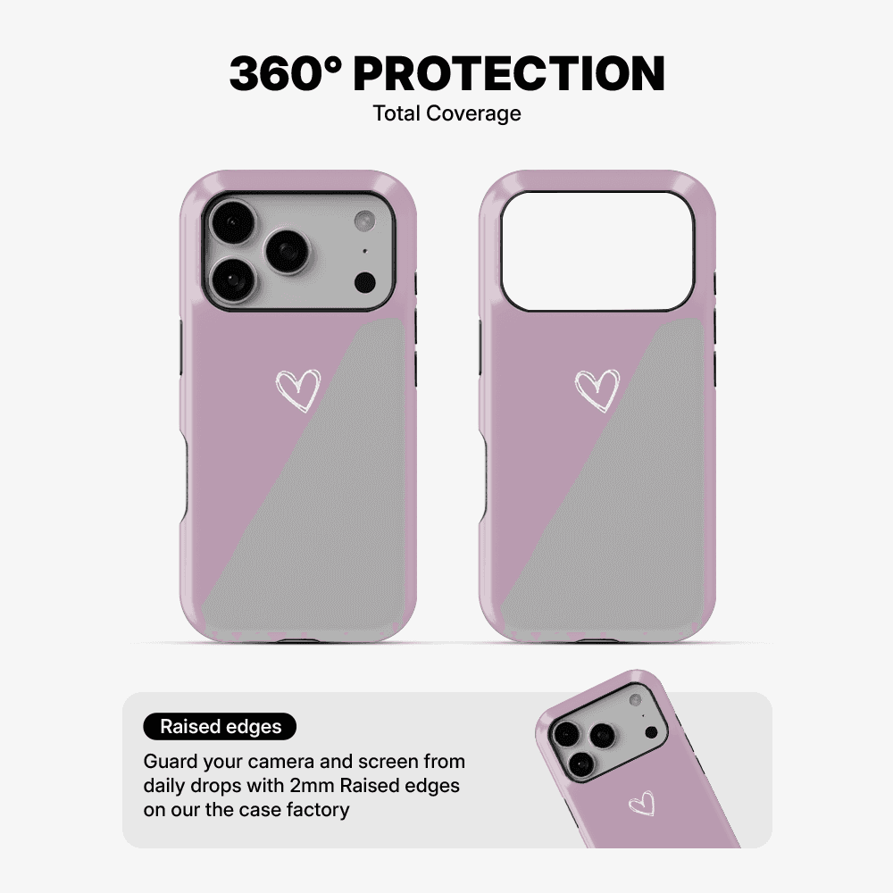 Pink Heart Phone Case