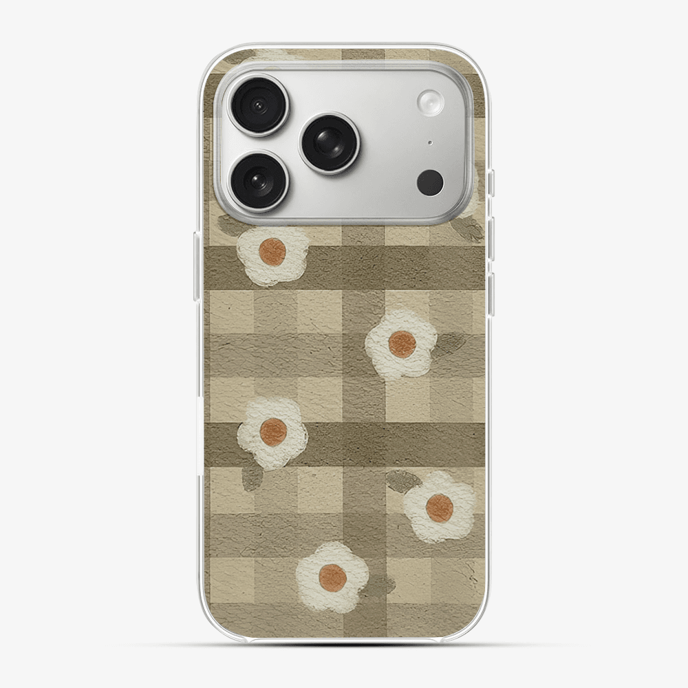 Checkered Flower Phone Case