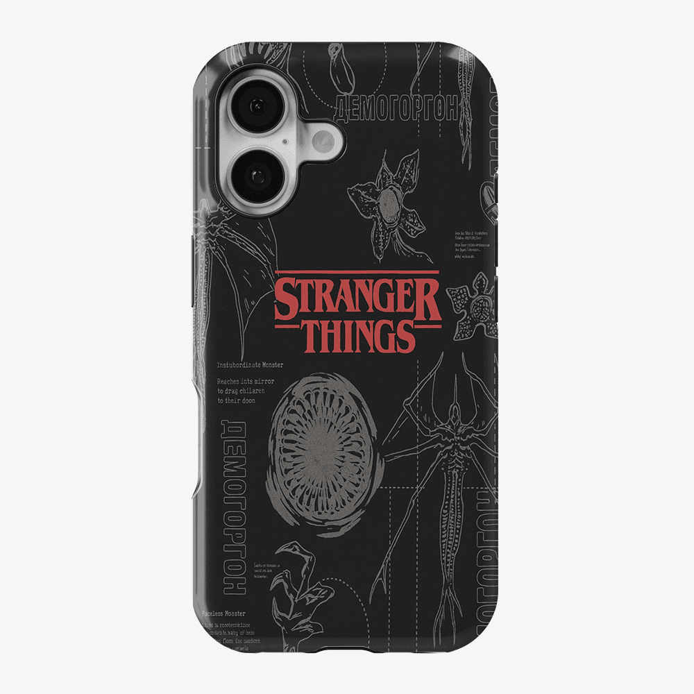Instubordinate Monster Stranger Things Phone Case