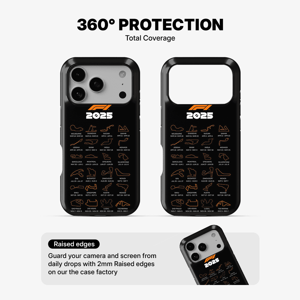 F1 Circuits Phone Case
