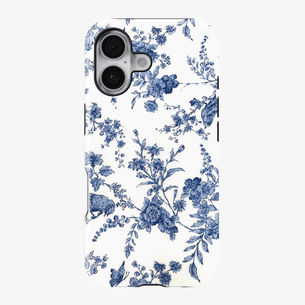 Blue Flowers Phone Case