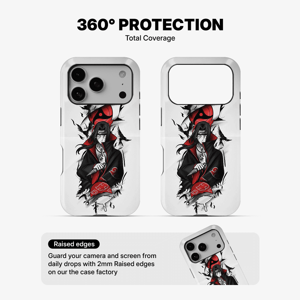 Itachi Sharingan Anime Phone Case