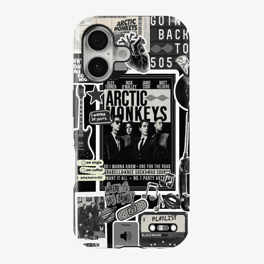 Arctic Monkeys Sticker Phone Case