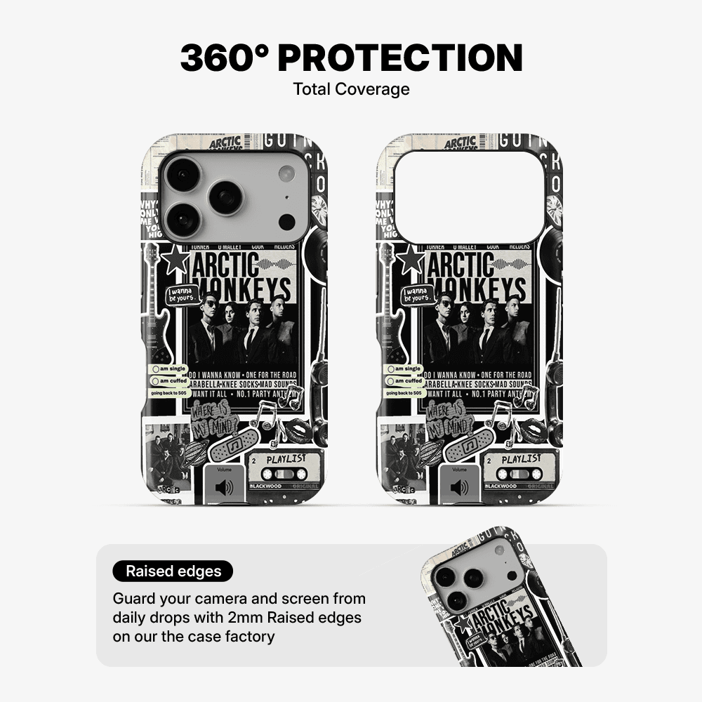 Arctic Monkeys Sticker Phone Case