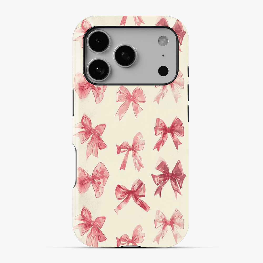 Coquette Sketchy Bow Phone Case