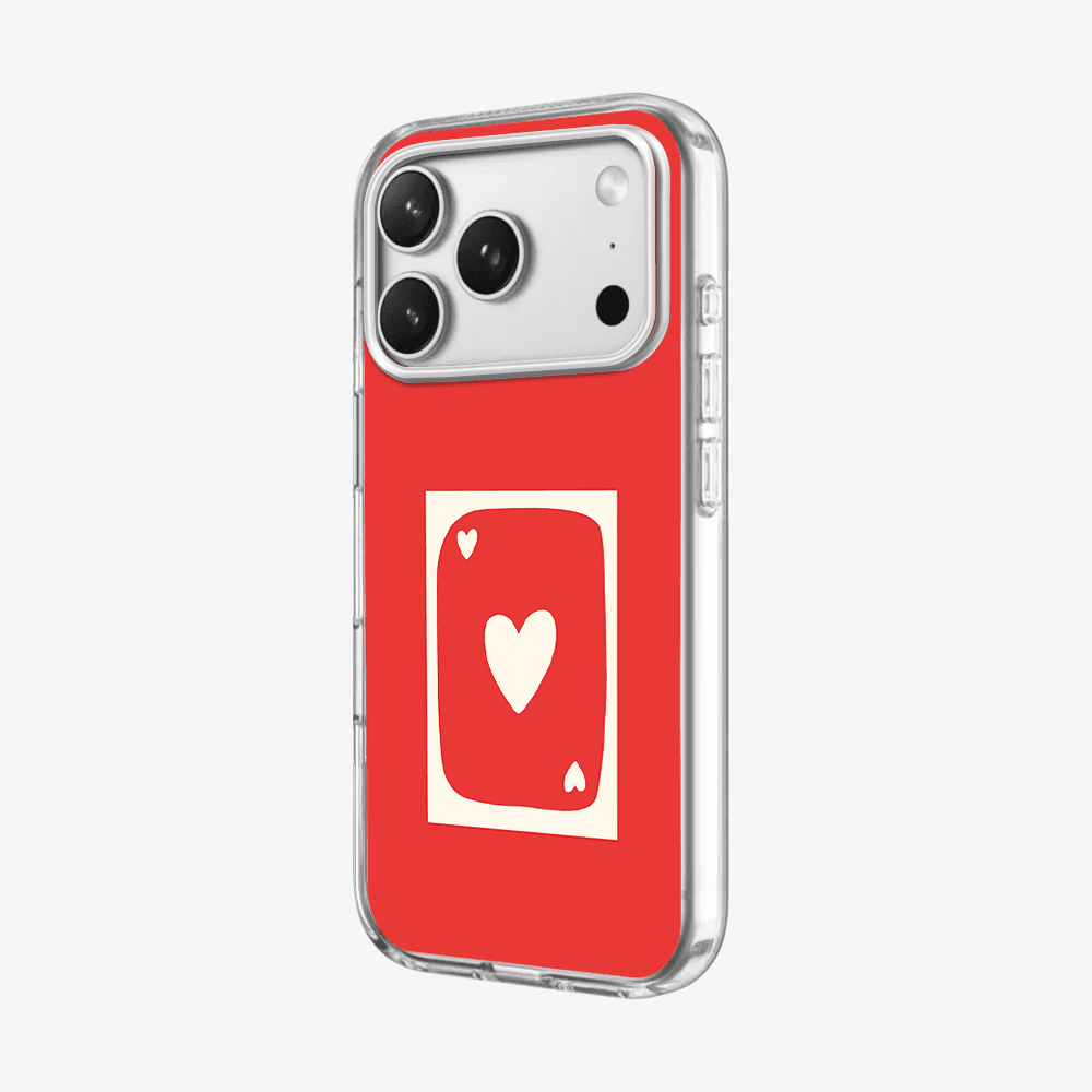 Red Heart Card Phone Case