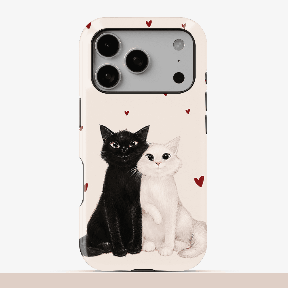 You, Me & The Cat Phone Case