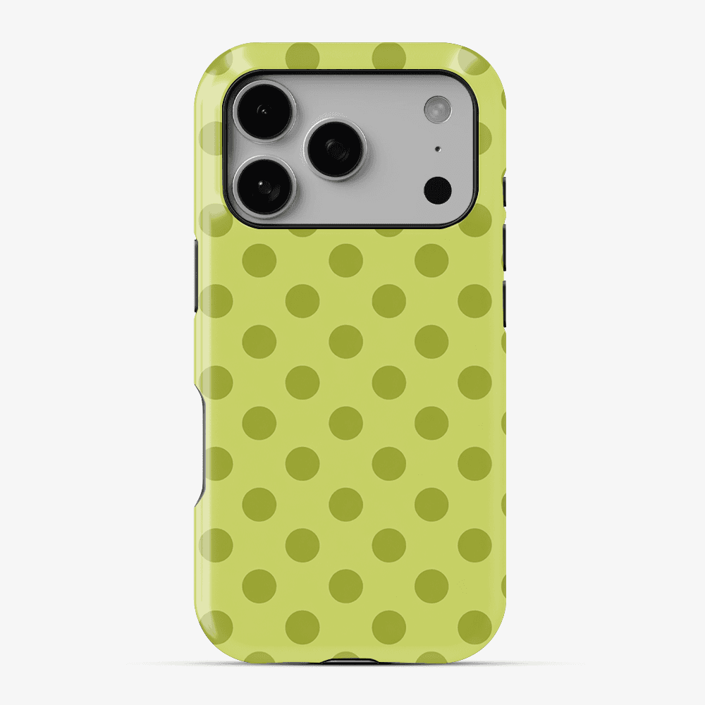 Lime Light Dots Phone Case