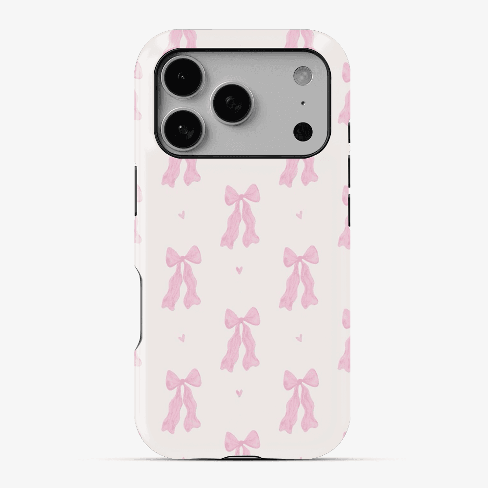 Coquette Pink Bow Phone Case
