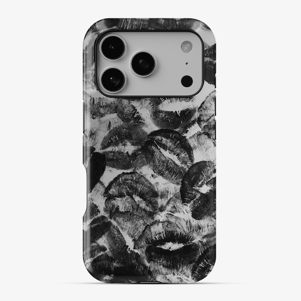 Black Lips Pattern Phone Case
