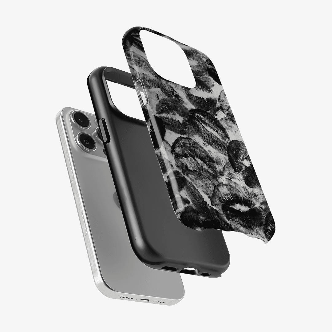Black Lips Pattern Phone Case
