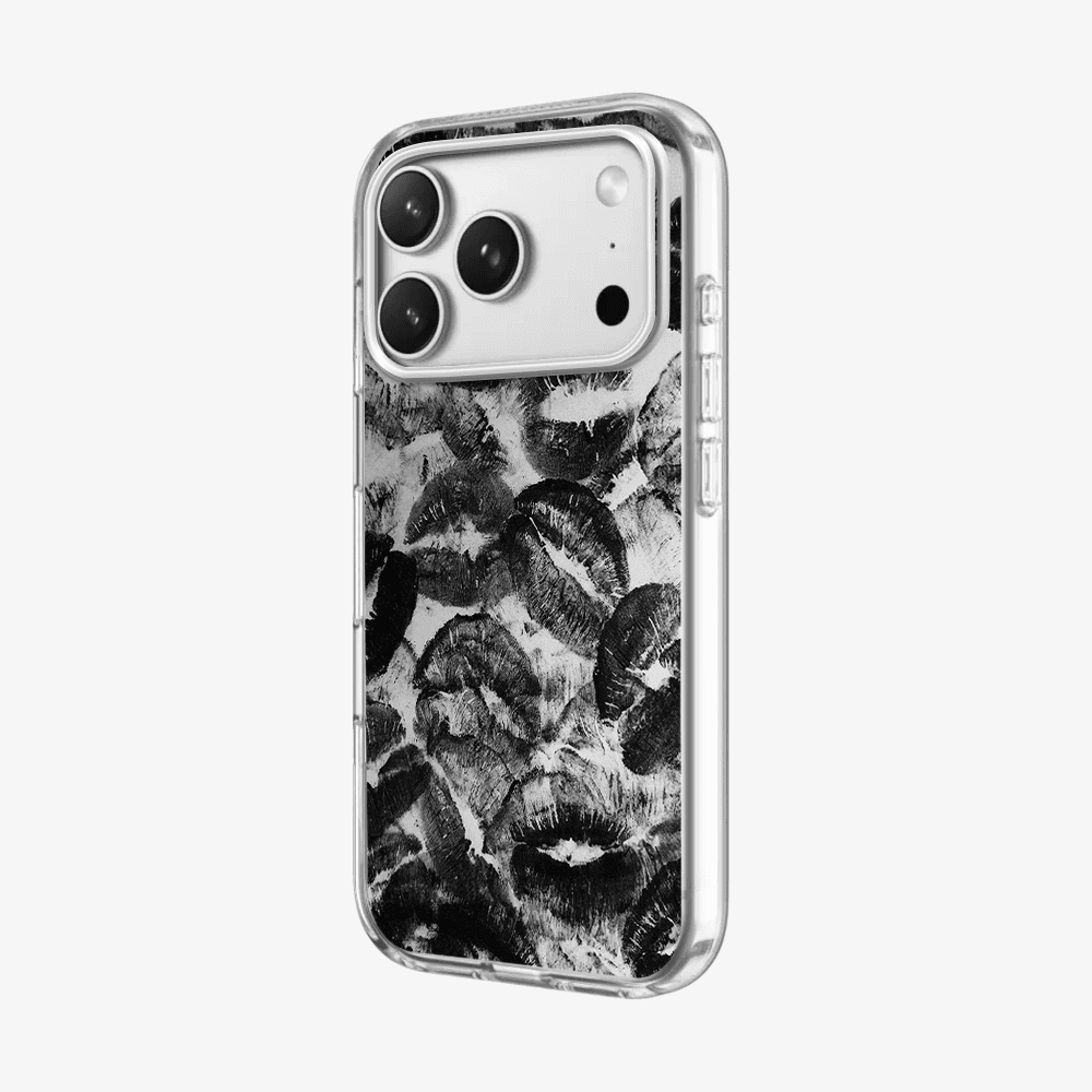 Black Lips Pattern Phone Case