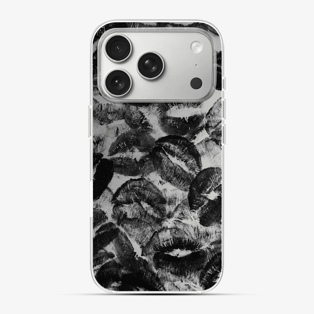 Black Lips Pattern Phone Case