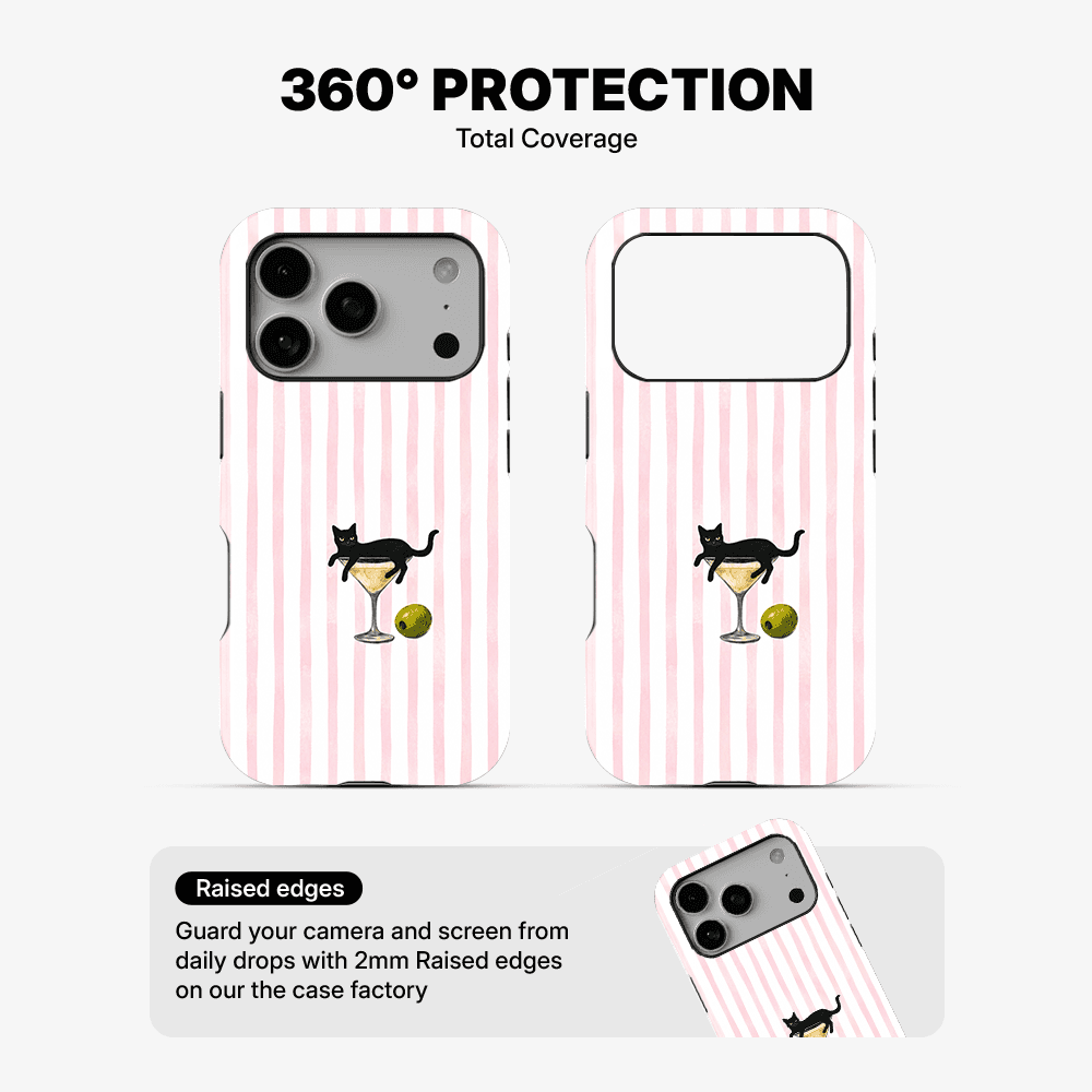 Martini Meow Phone Case