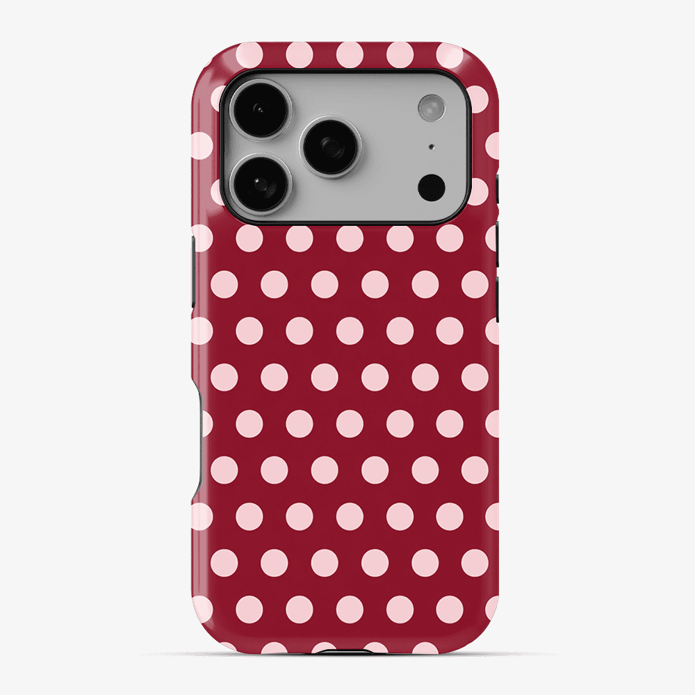 Crimson Confetti Phone Case