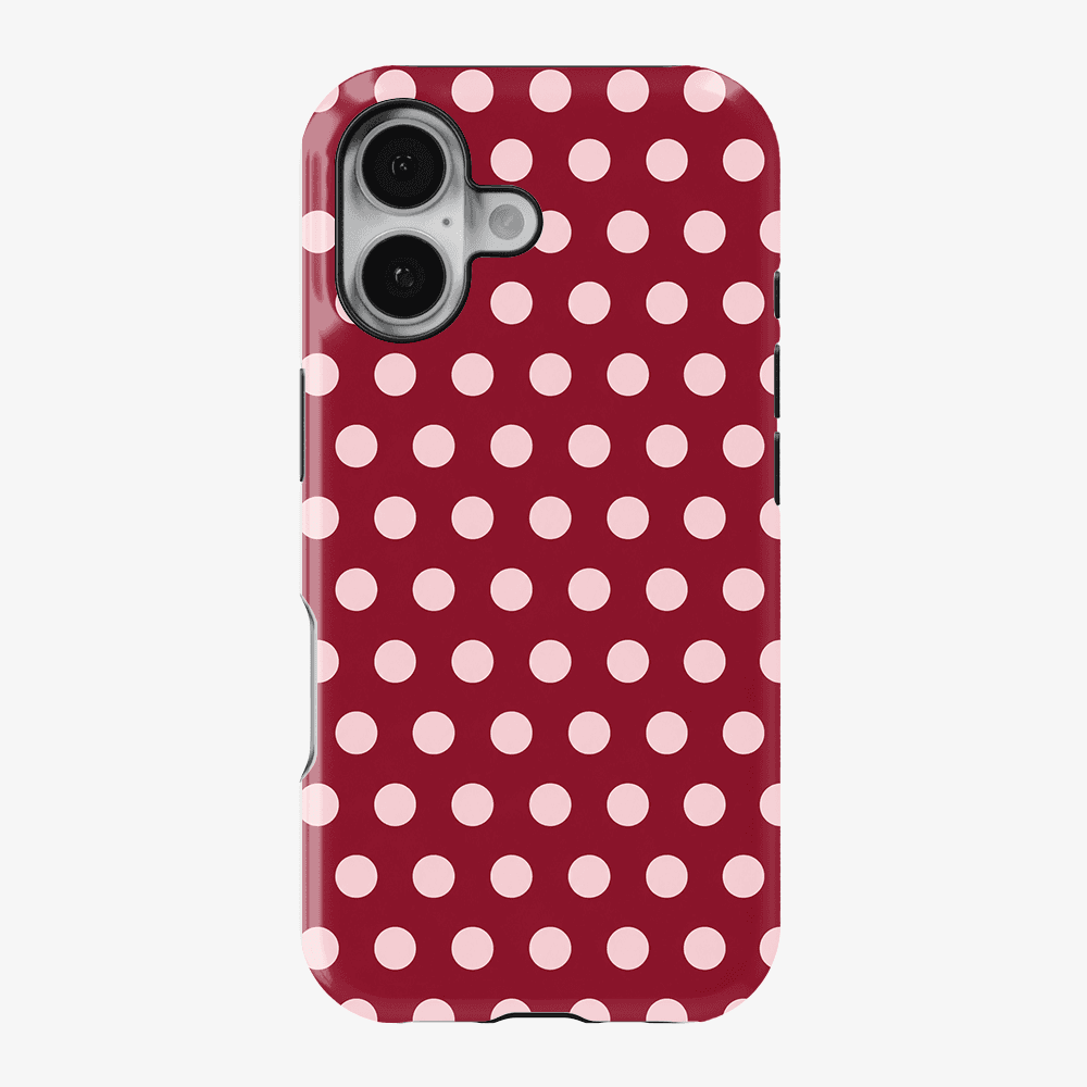 Crimson Confetti Phone Case