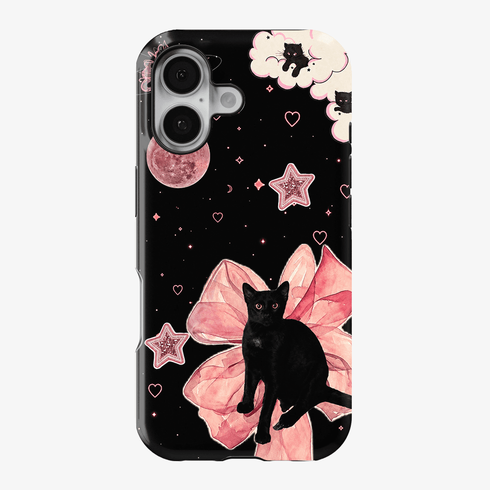 Cosmic Cat Energy Phone Case