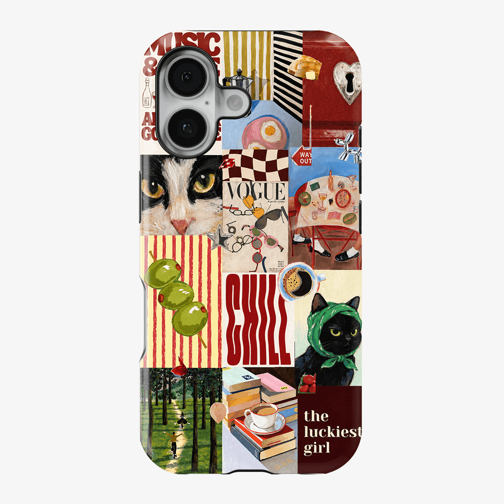 The Cat's Playlist Phone Case