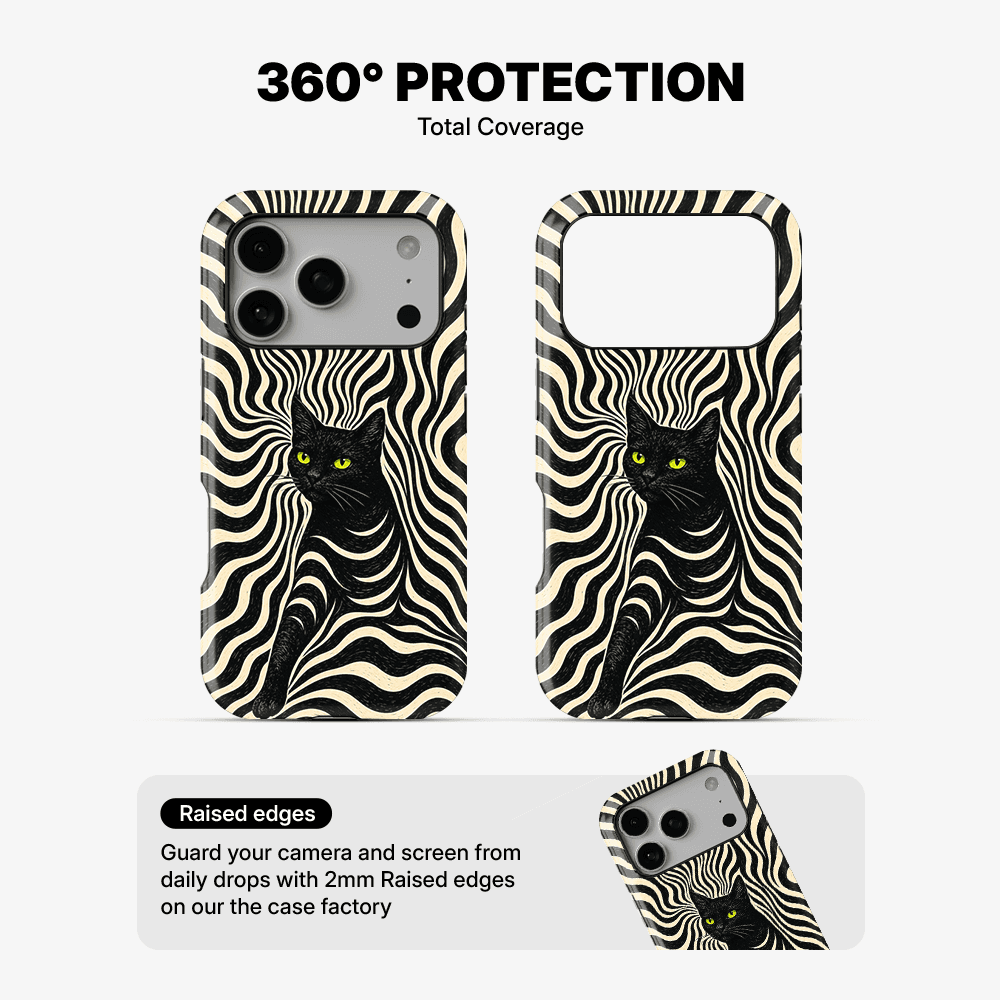 Hypno Cat Phone Case