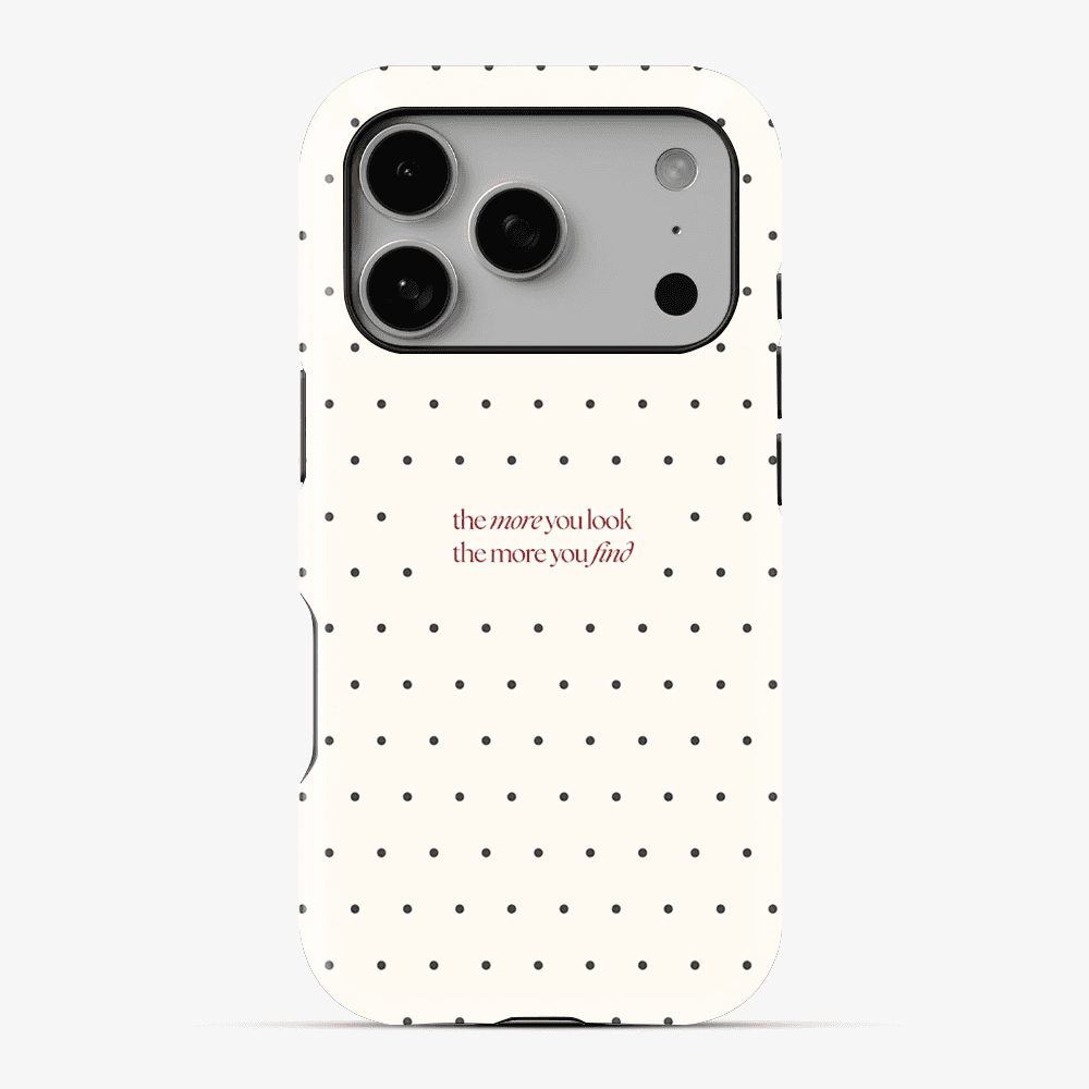 Vanilla Dot Diary Phone Case