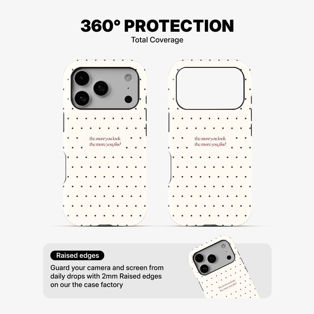 Vanilla Dot Diary Phone Case