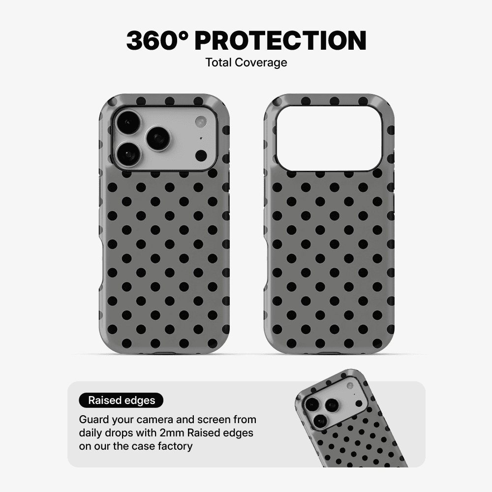 Smoke & Dots Phone Case