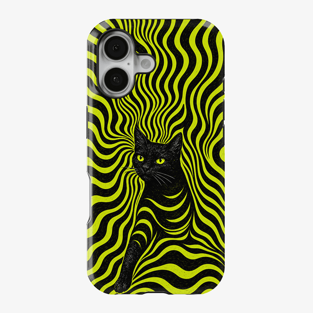 Neon Meow Phone Case