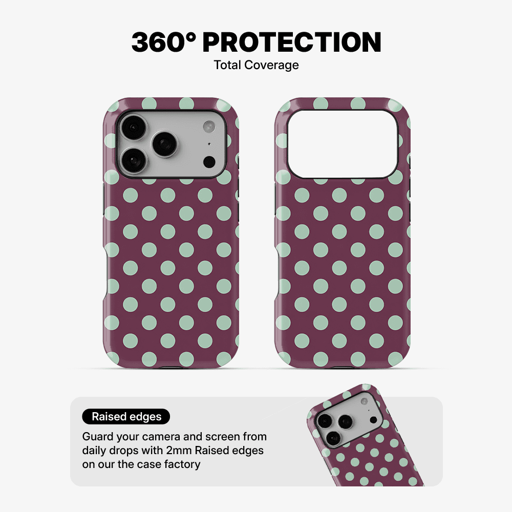 Mint Condition Dots Phone Case