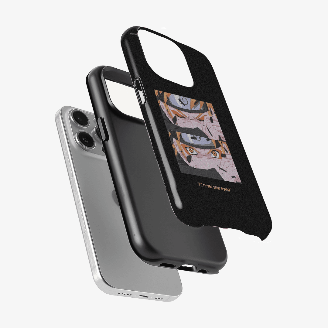 Anime Naruto Never Stop Trying Phone Case