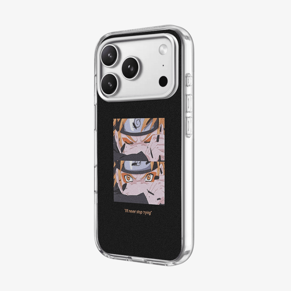Anime Naruto Never Stop Trying Phone Case