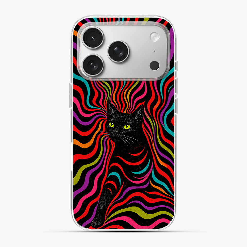 Trippy Whiskers Phone Case